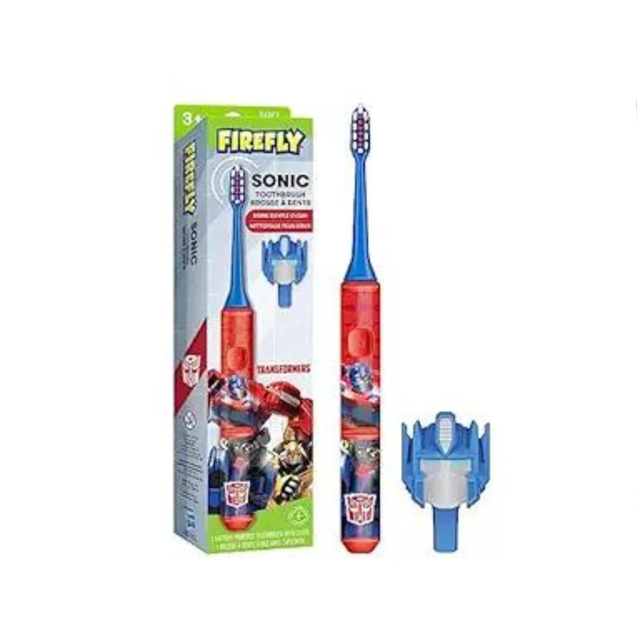 Firefly Transformers Sonic Toothbrush with 3D Cover, Soft