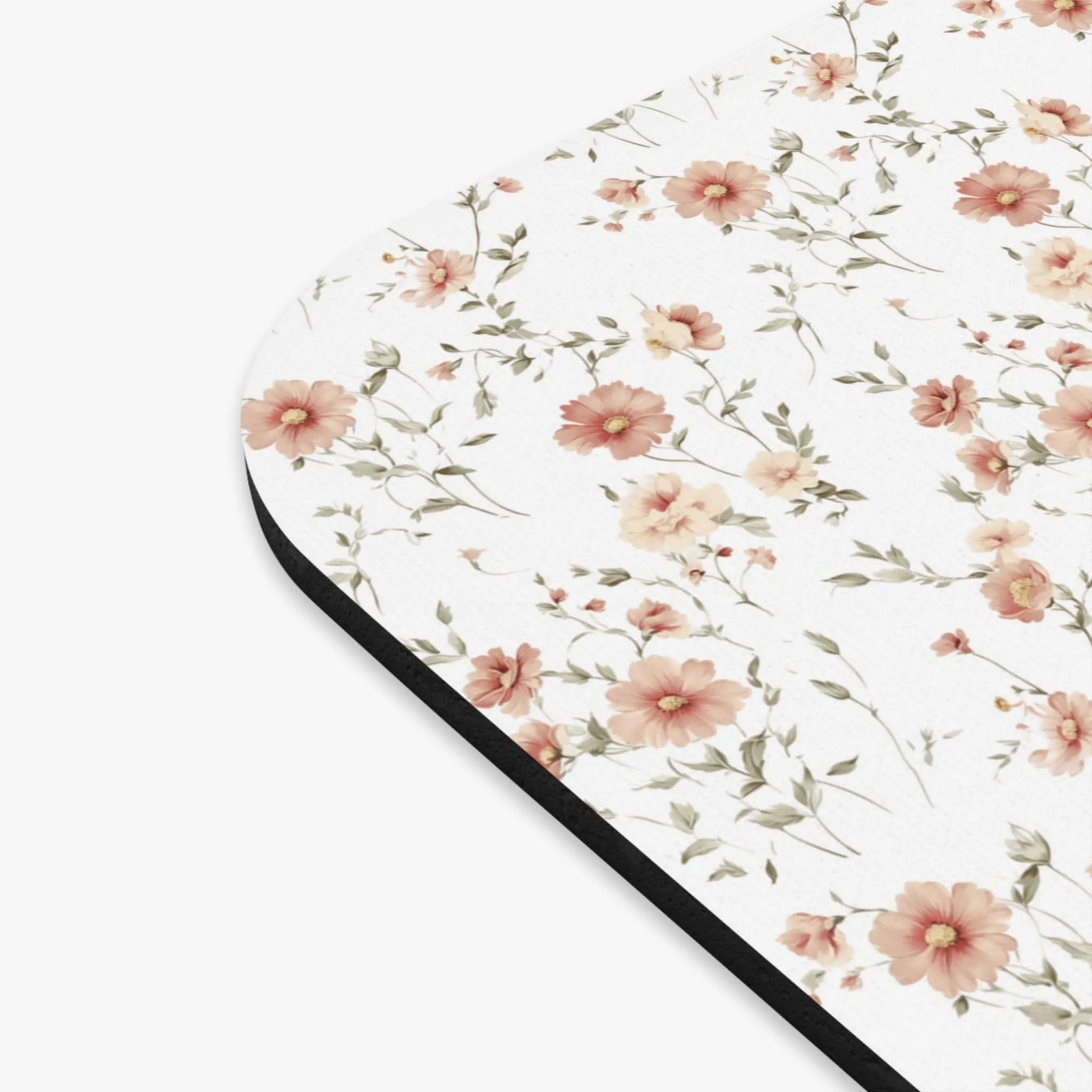 Floral Design Mouse Pad – Elegant Workspace Decor