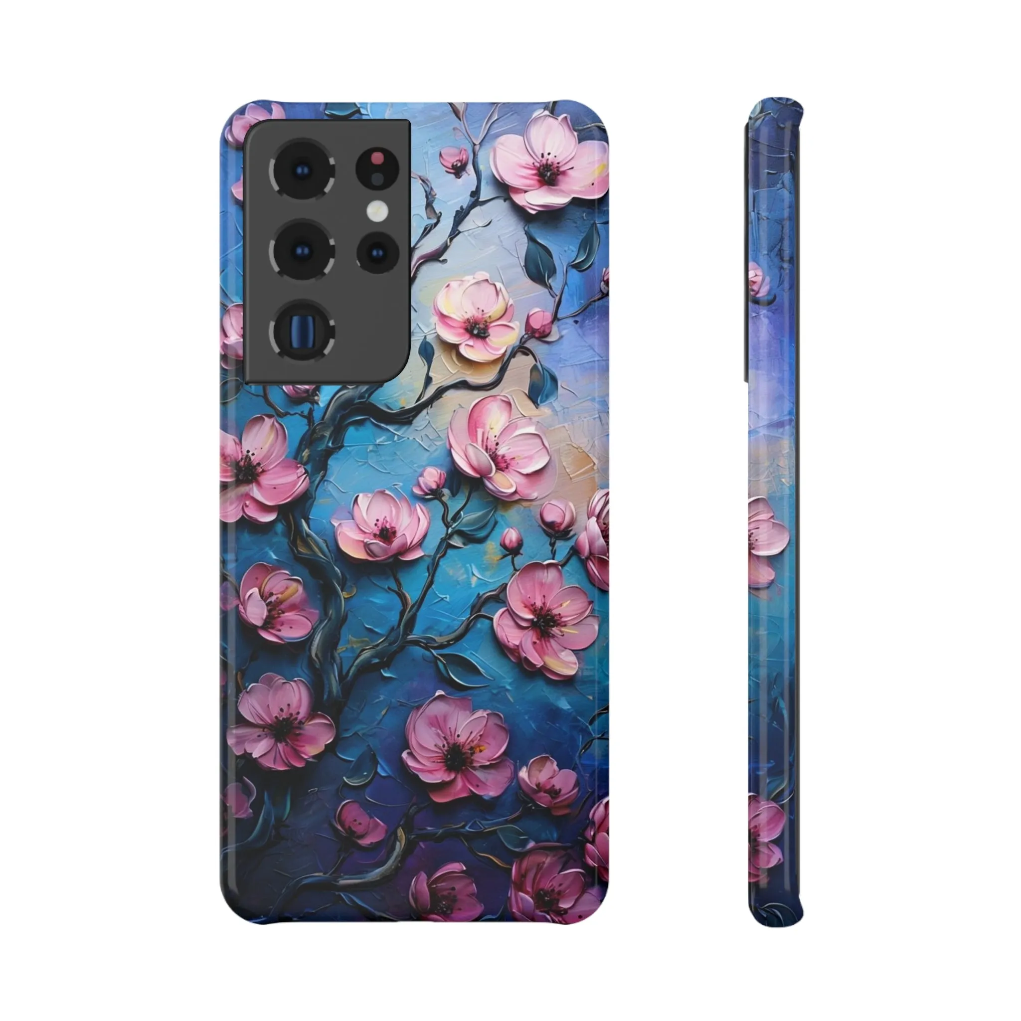 Floral Slim Snap Case - Phone Protector, Gift for Flower Lovers, Unique Tech Accessories, Mother's Day, Birthday Present, Nature Aesthetic