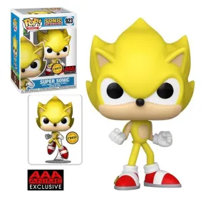 Funko Sonic the Hedgehog 923 Super Sonic Pop! Vinyl Figure (AAA Anime Exclusive) (Chase Edition)