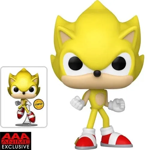 Funko Sonic the Hedgehog 923 Super Sonic Pop! Vinyl Figure (AAA Anime Exclusive) (Chase Edition)