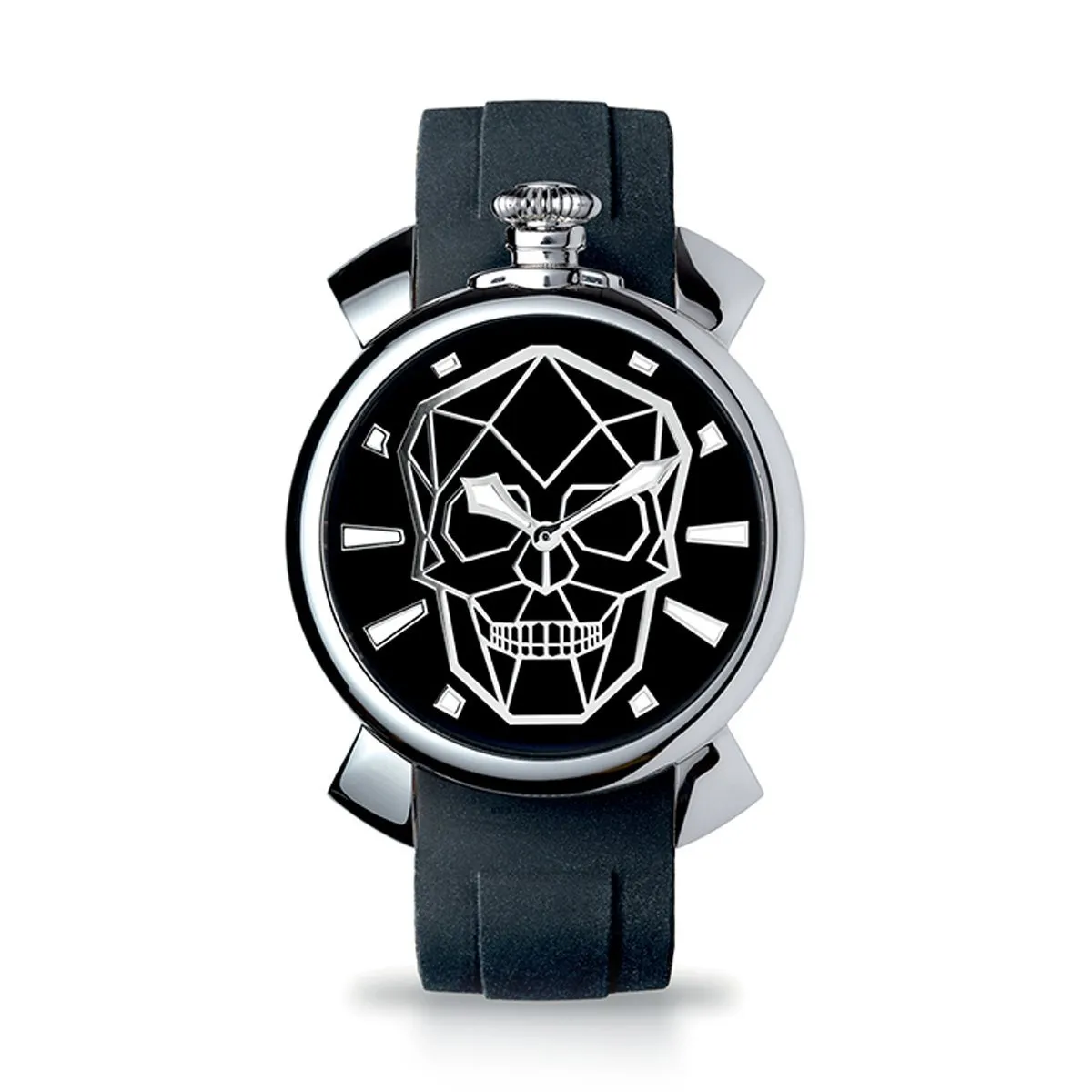 Gaga Milano Watch Slim 46 Bionic Skull Black 5080.BS01