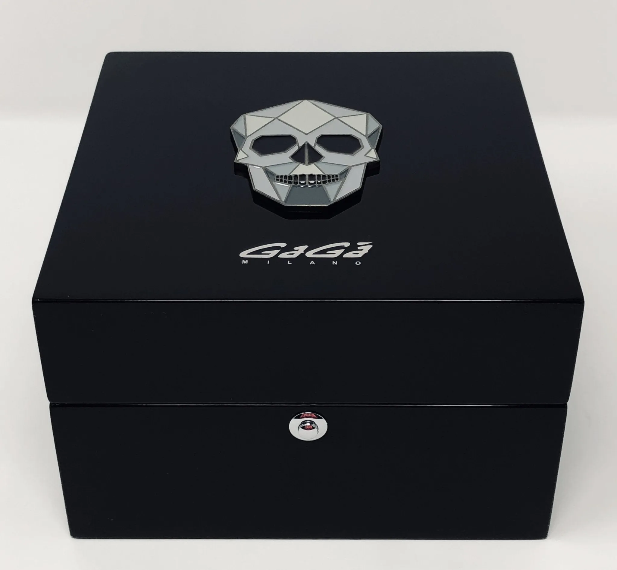 Gaga Milano Watch Slim 46 Bionic Skull Black 5080.BS01