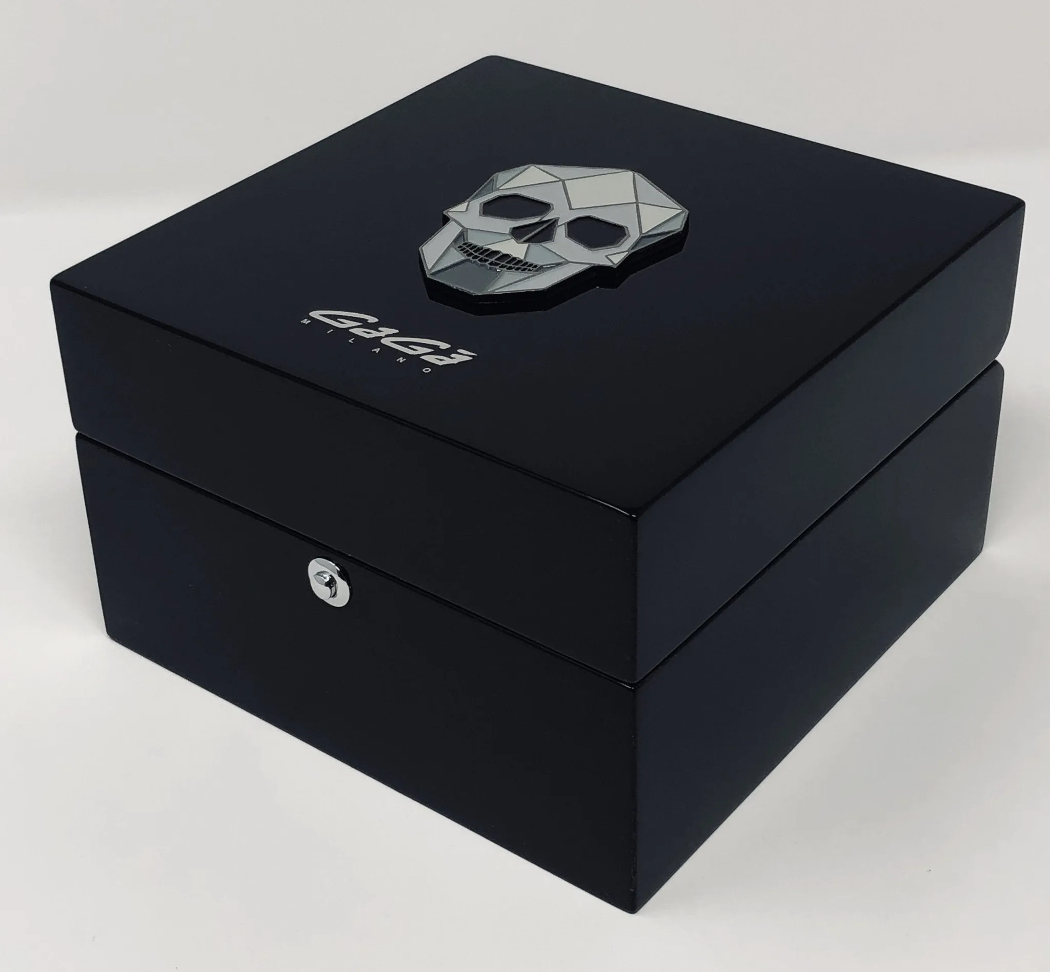 Gaga Milano Watch Slim 46 Bionic Skull Black 5080.BS01