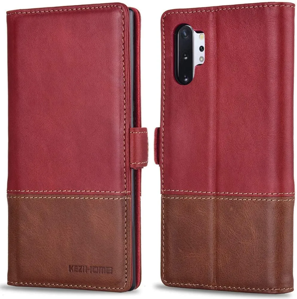 Galaxy Note 10 Plus Wallet Case | Leather Wallet Case for Note 10 Plus