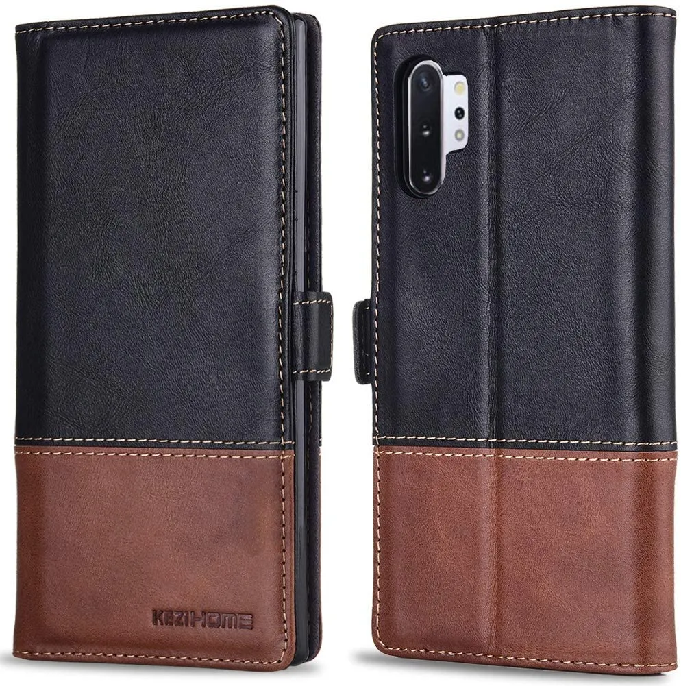 Galaxy Note 10 Plus Wallet Case | Leather Wallet Case for Note 10 Plus