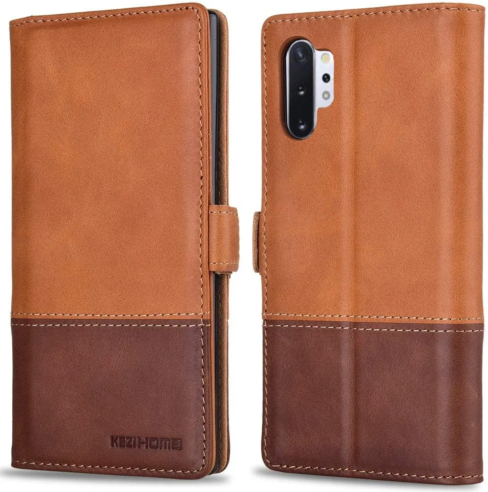 Galaxy Note 10 Plus Wallet Case | Leather Wallet Case for Note 10 Plus