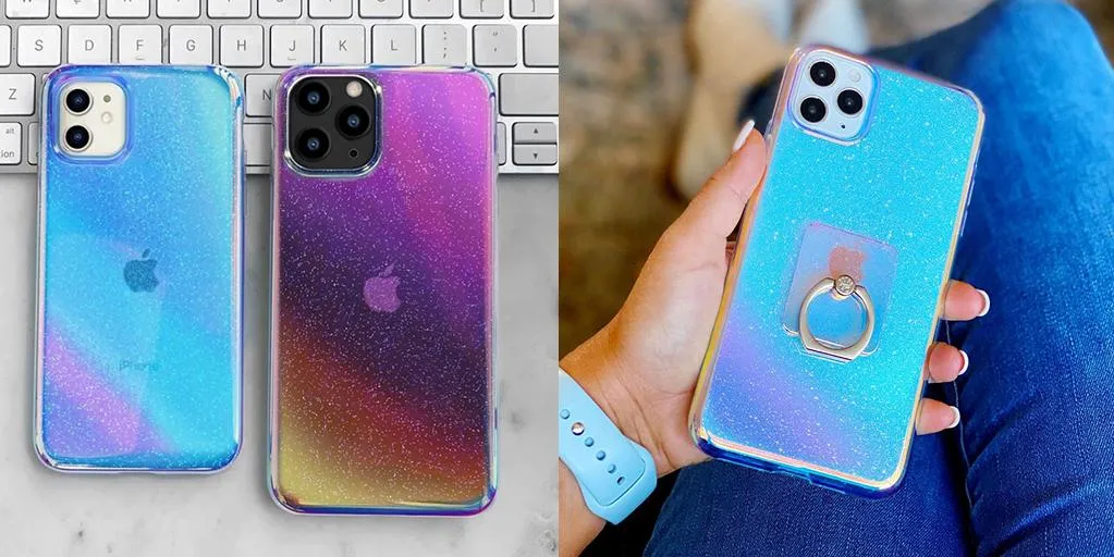 Glitter Nebula iPhone Case