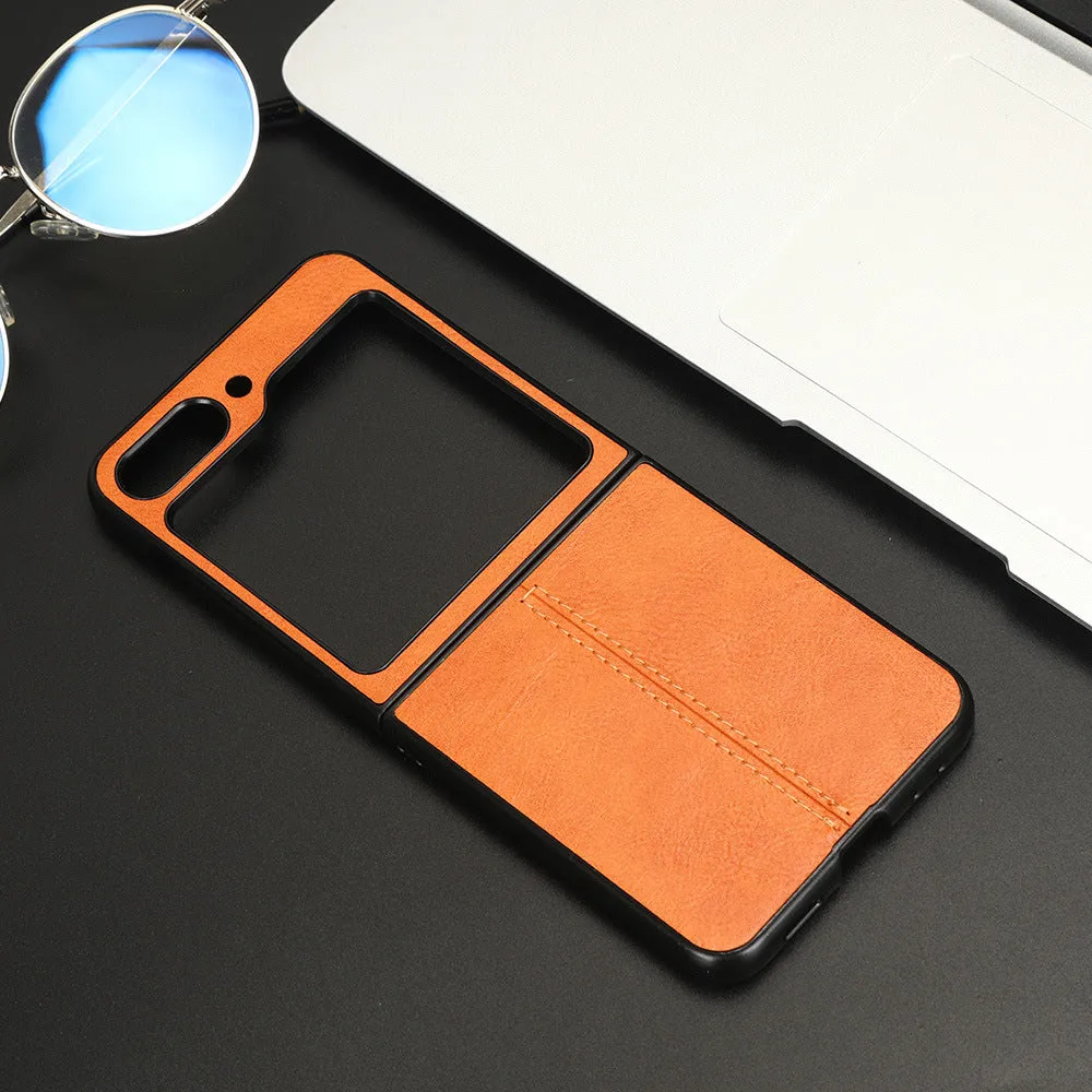 Grain Stitched Samsung Galaxy Flip Case