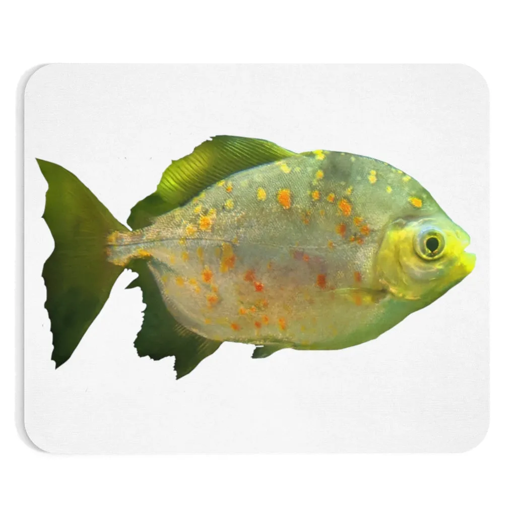 Green Fish with Specs Mouse Pad (EU)