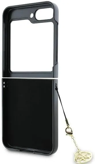 Guess 4G Charm Case for Samsung Galaxy Z Flip 6 Black - GUHCZF6GF4GGR