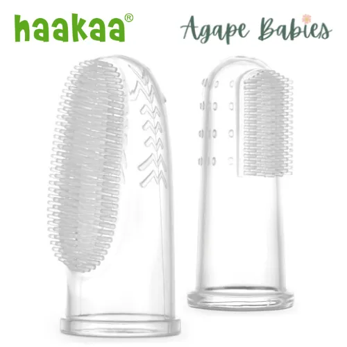 Haakaa Silicone Finger Toothbrush Set