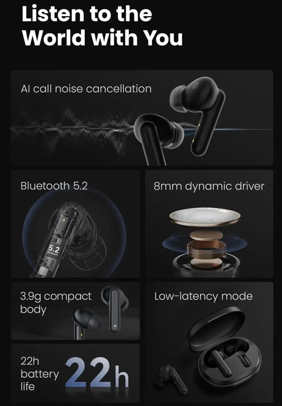 HAYLOU GT7 Neo TWS Wireless Ear Buds