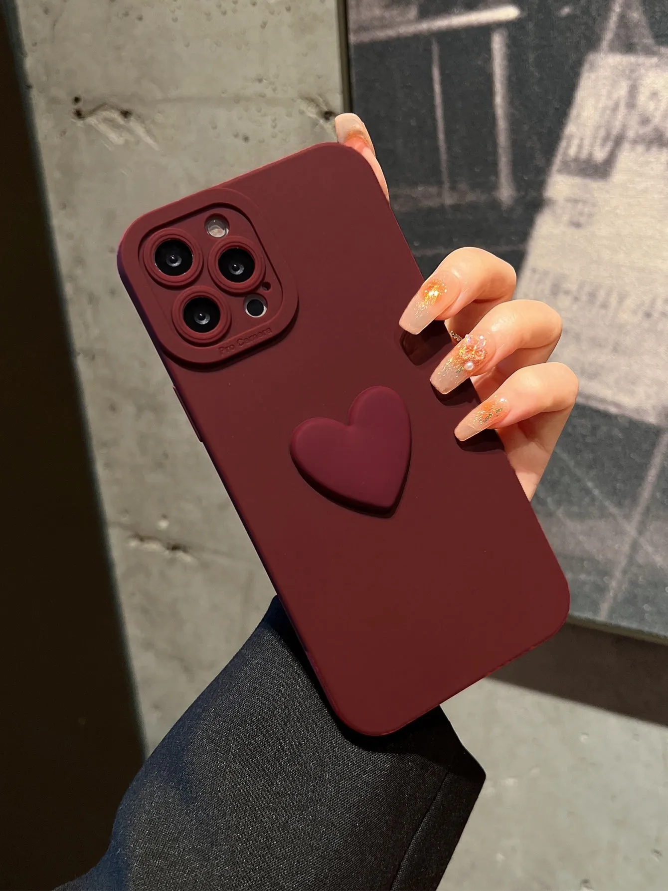 Heart phone case|Heart Decor Phone