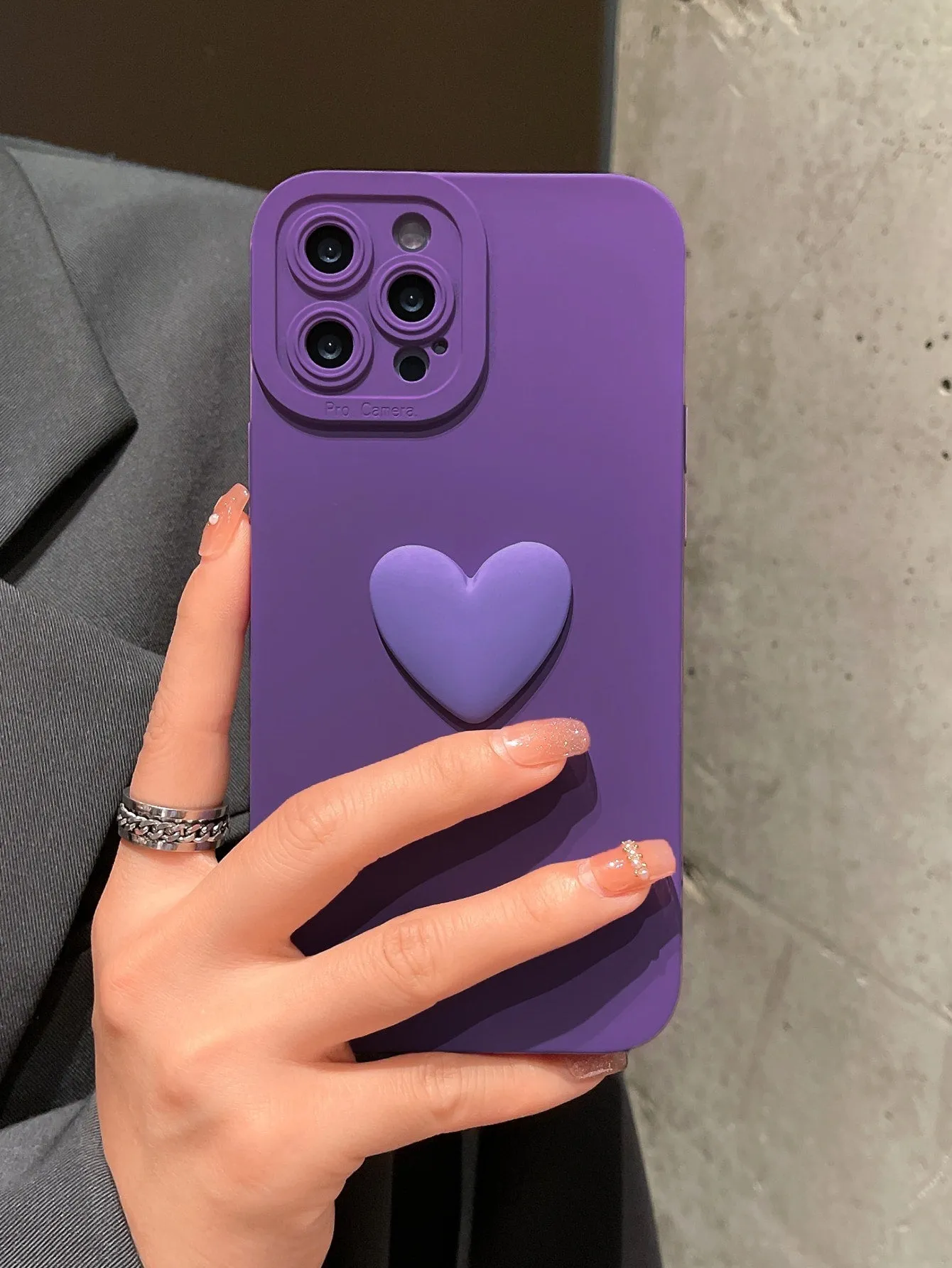 Heart phone case|Heart Decor Phone