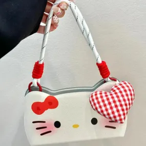 Hello Kitty Heart Flip Phone Case (For iPhones)