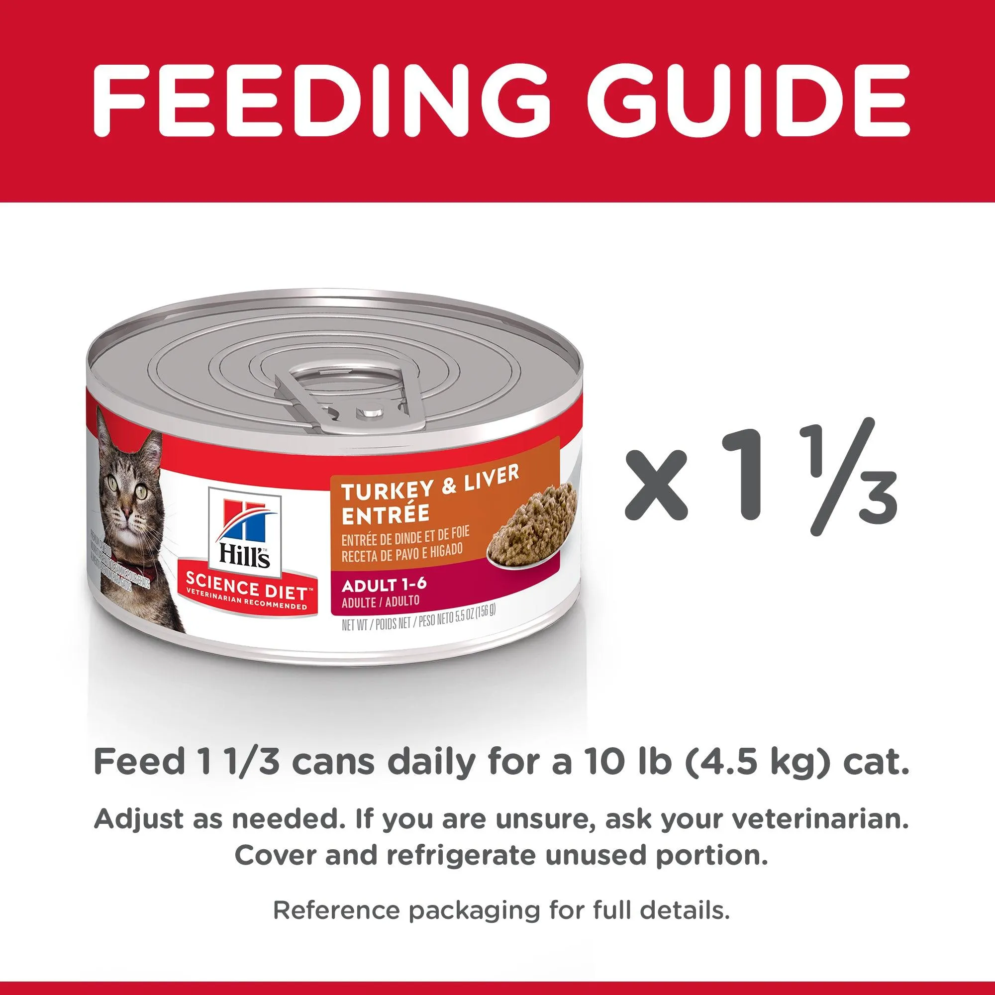 Hill's Science Diet Canned Cat Food Adult Turkey & Liver