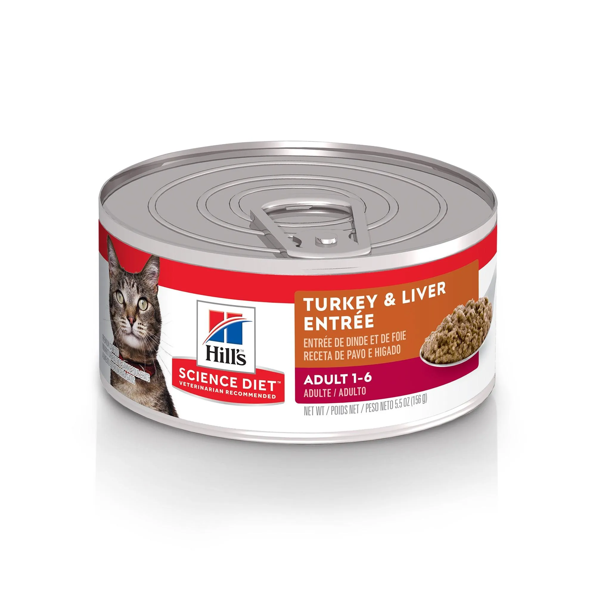 Hill's Science Diet Canned Cat Food Adult Turkey & Liver