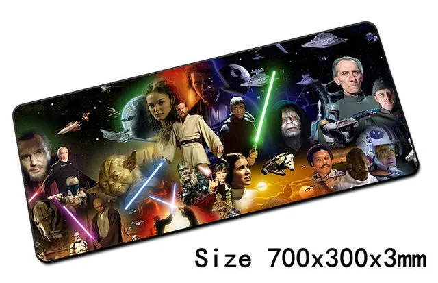 hot new star wars mouse pad 700x300x3mm pad to mouse notbook computer mousepad best gaming padmouse gamer to laptop mouse mat