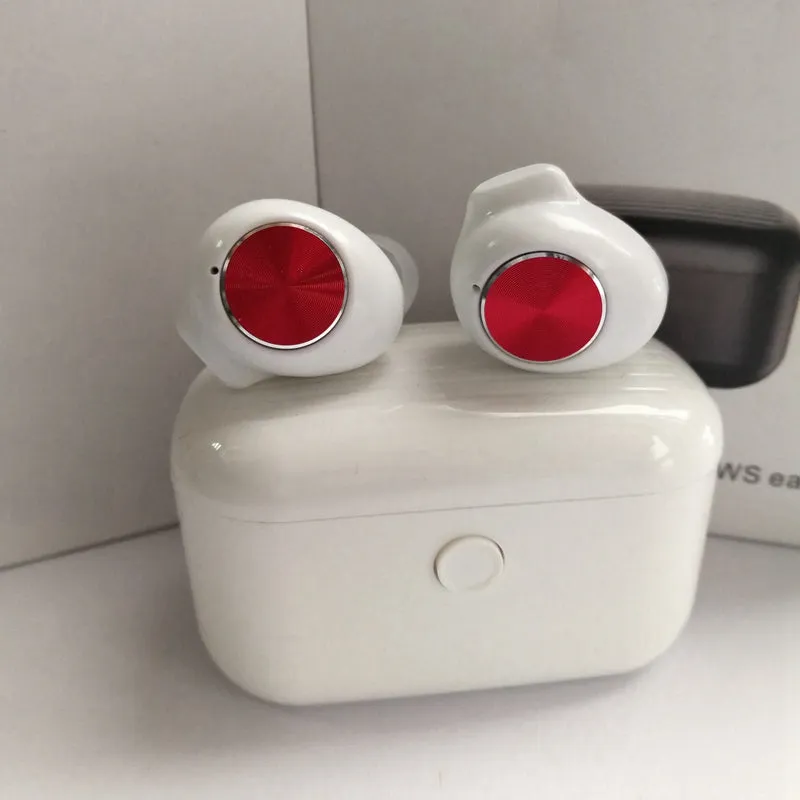 Hot TTKK L18 Wireless Earphones Airbuds Tws Bluetooth Headsets 5.0 In Ear Earphone Siri Smart Control Stereo Sound Noise Cance (White)