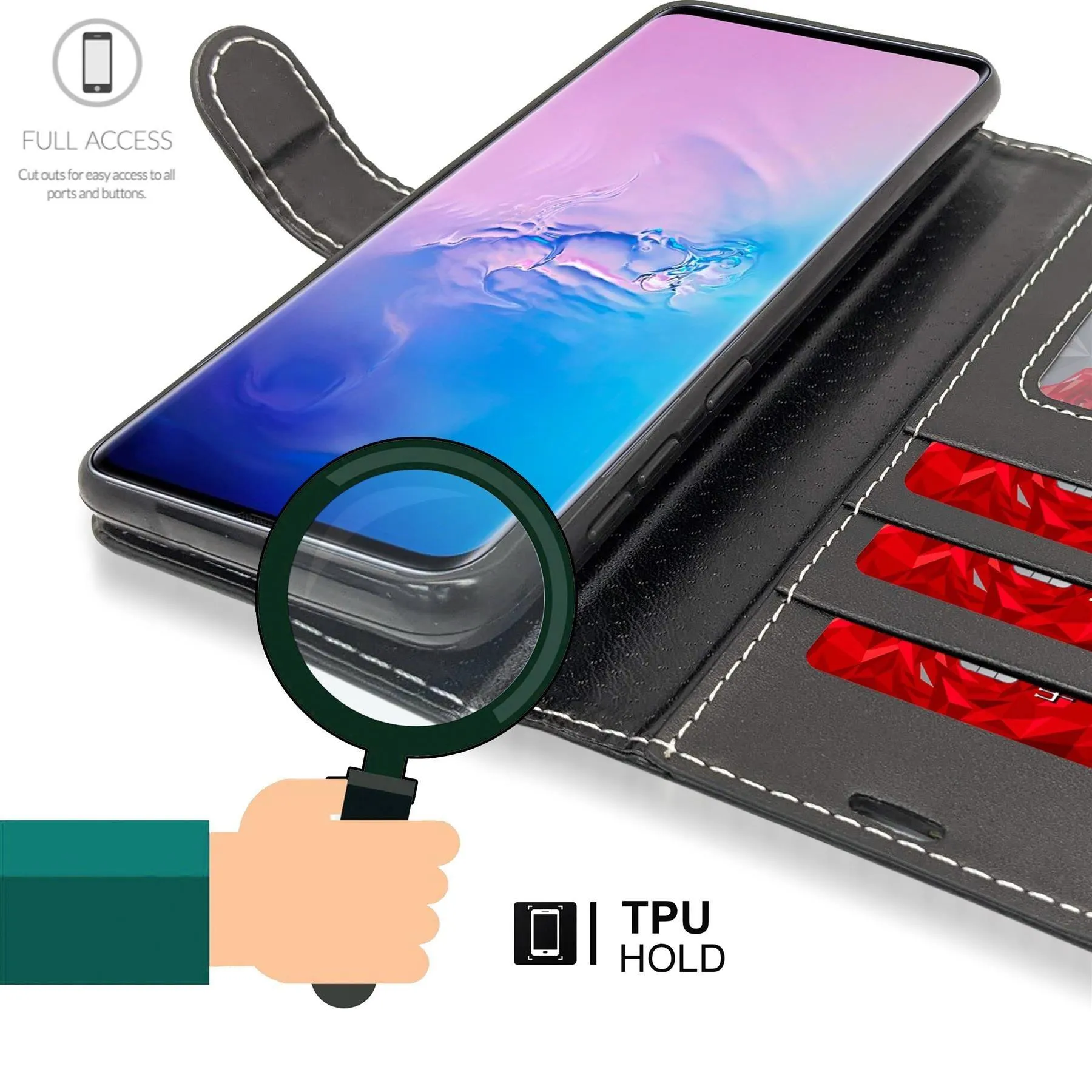 Huawei Nova 10 Flip Folio Book Wallet Case