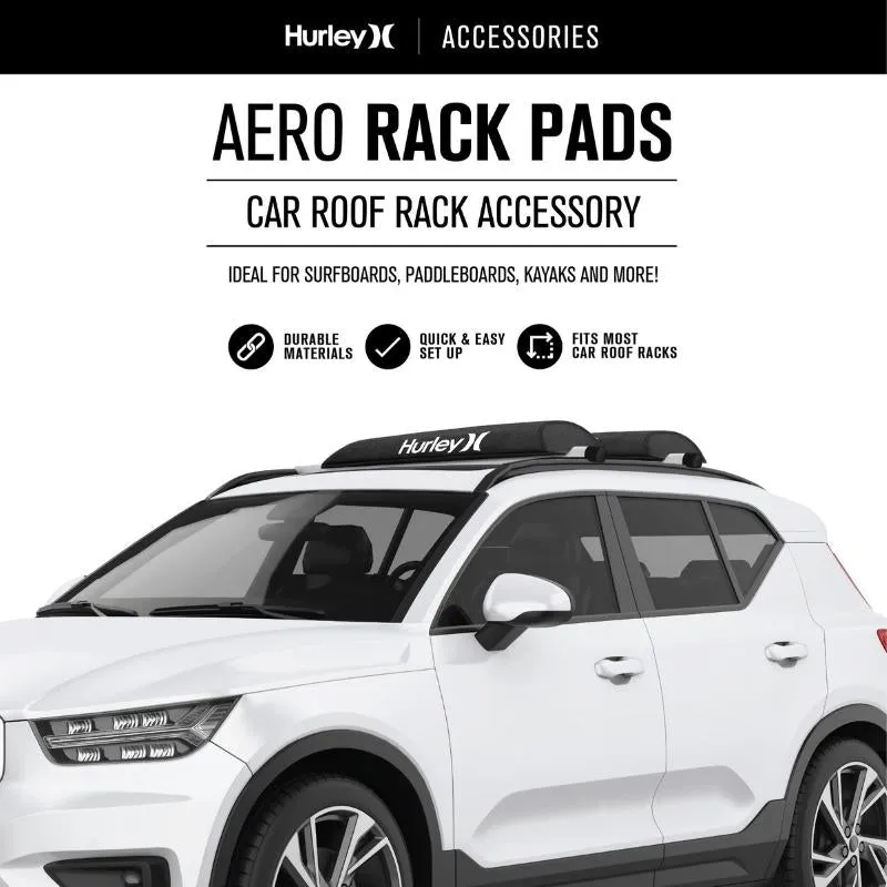 Hurley Roof Rack Aero Pads