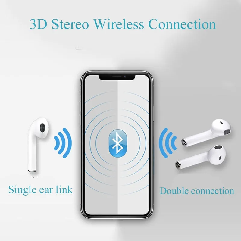 I7s TWS Bluetooth earphone Wireless headphones Sports headphones With microphone Bluetooth headset for iPhone Samsung Huawei LG