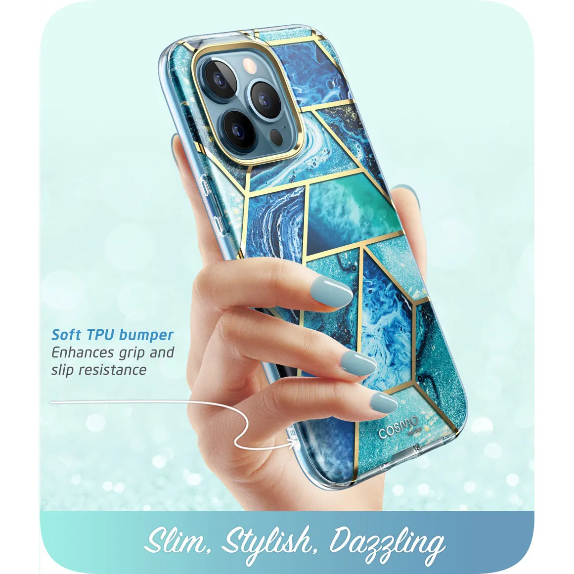 iPhone 13 Pro Cosmo Case - Ocean Blue