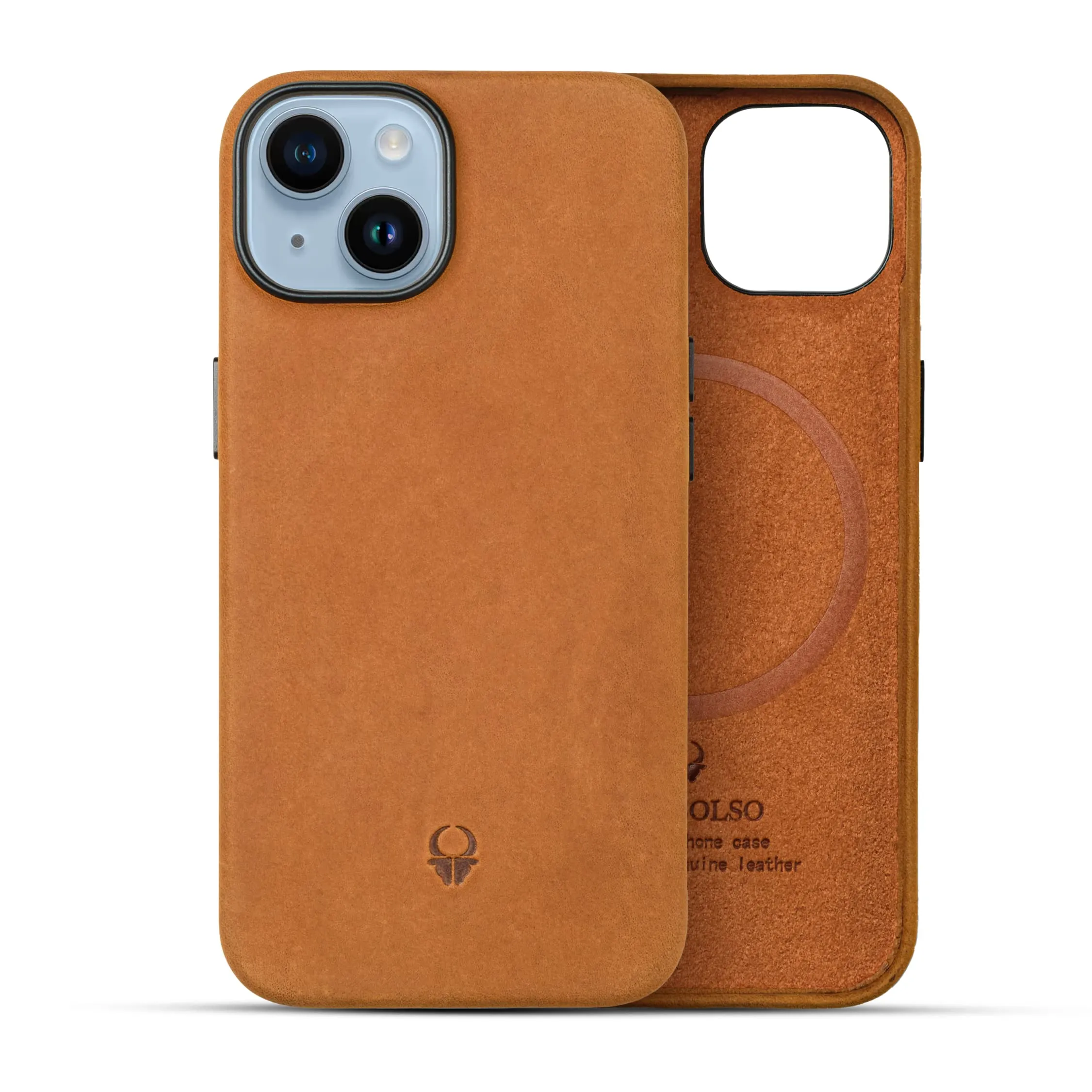 Iphone 14 Leather Case - Phone Cases Compatible With Magsafe And Wireless