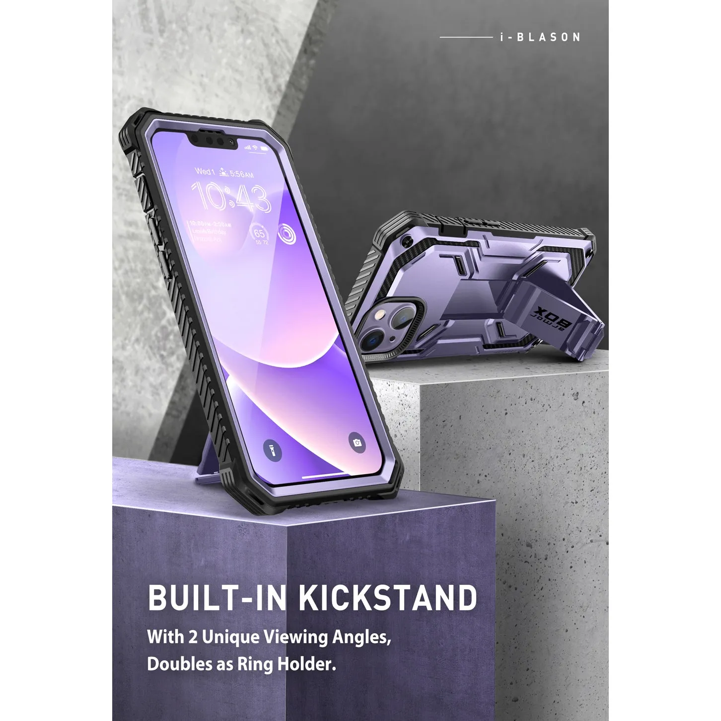 iPhone 14 Plus Armorbox Case(open box) - Metallic Purple