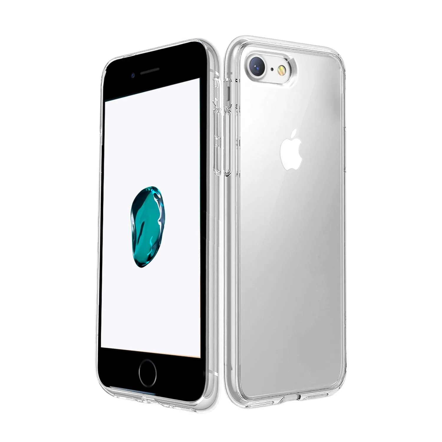 Iphone 8 Gel Case soft Back Cover - Transparent