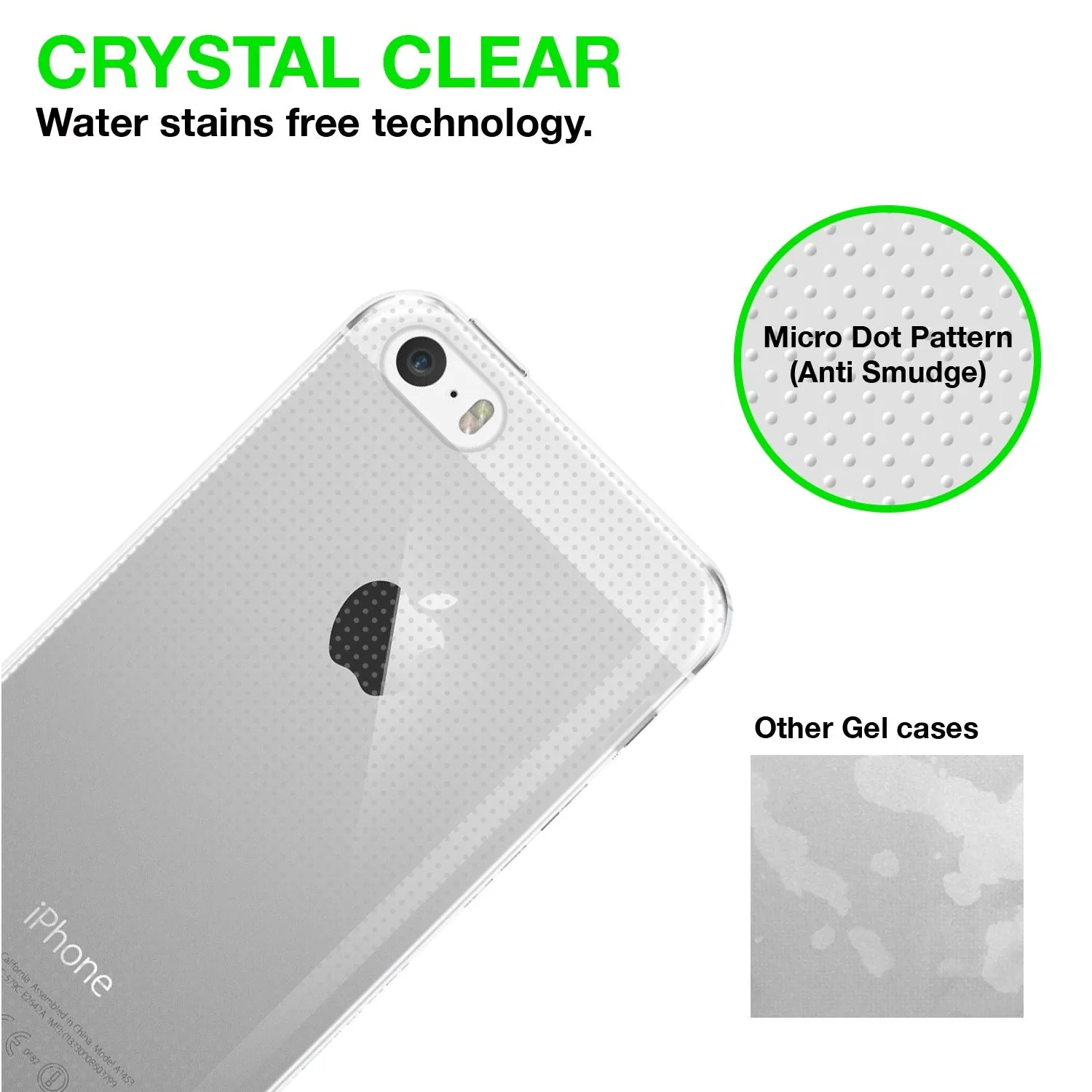 Iphone 8 Gel Case soft Back Cover - Transparent