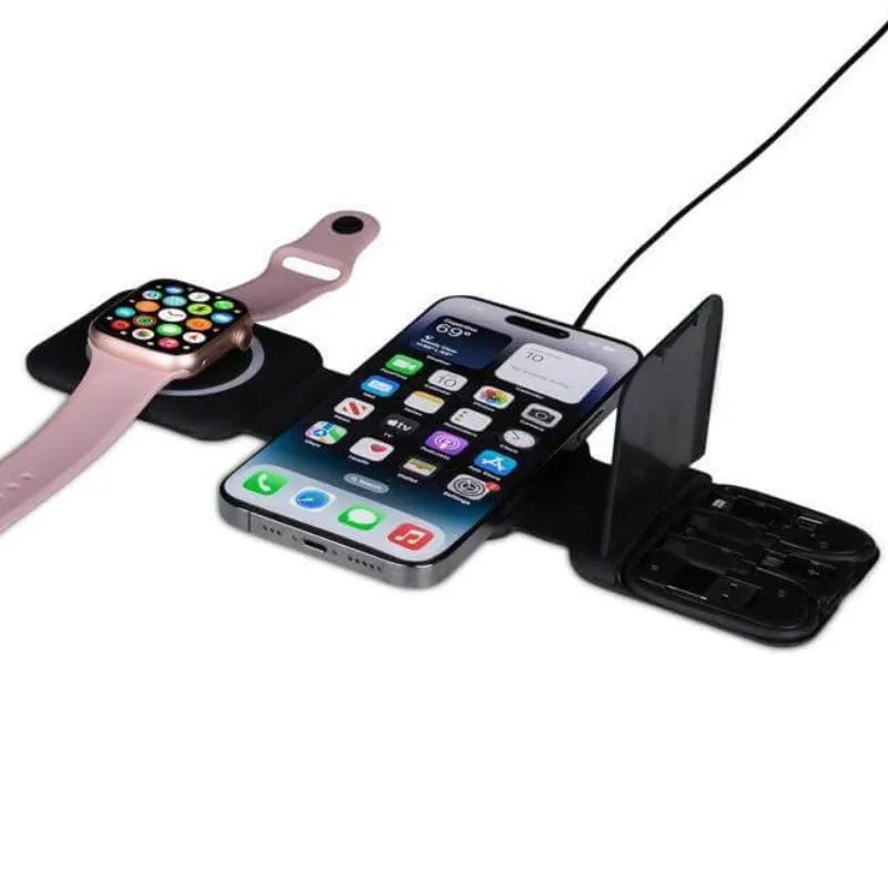 ITWC 1175/ BOLERO - @memorii 2 in 1 Wireless Charger with Multi Cable Set