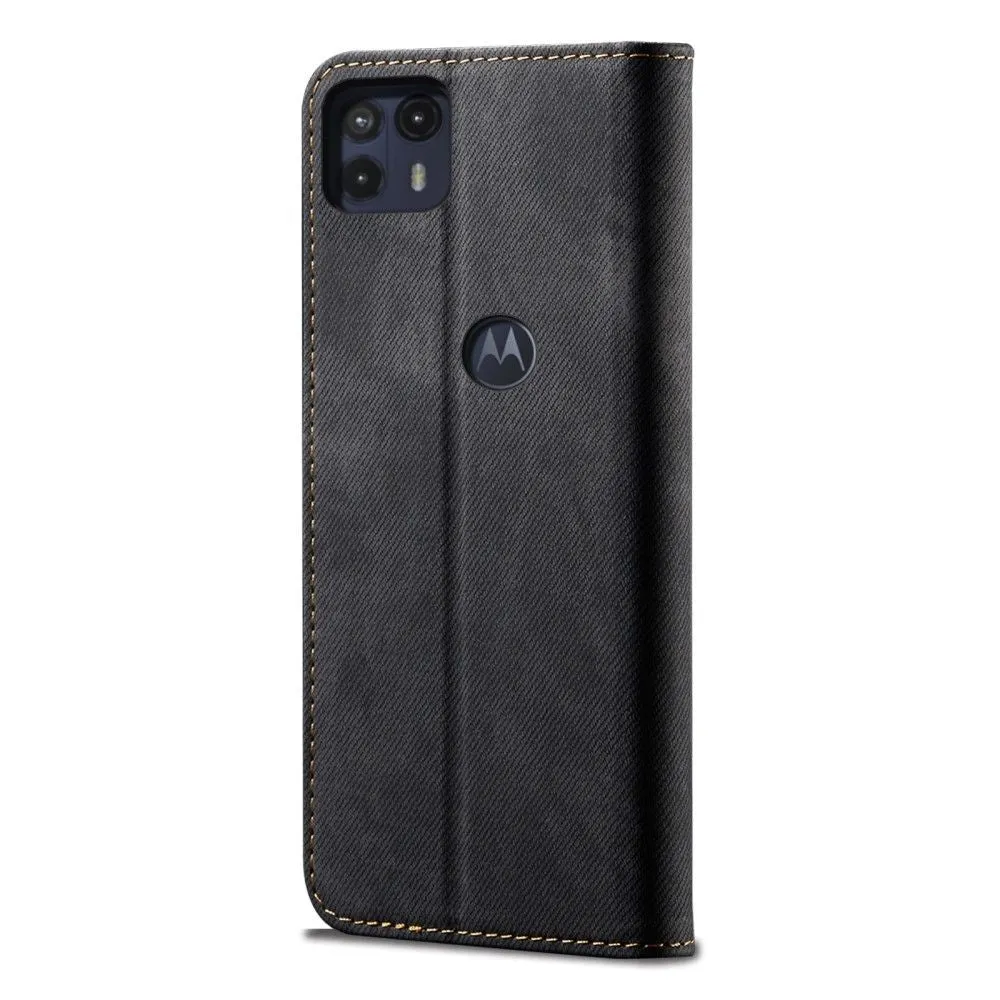 Jeans Motorola Moto G50 5G Flip case - Black