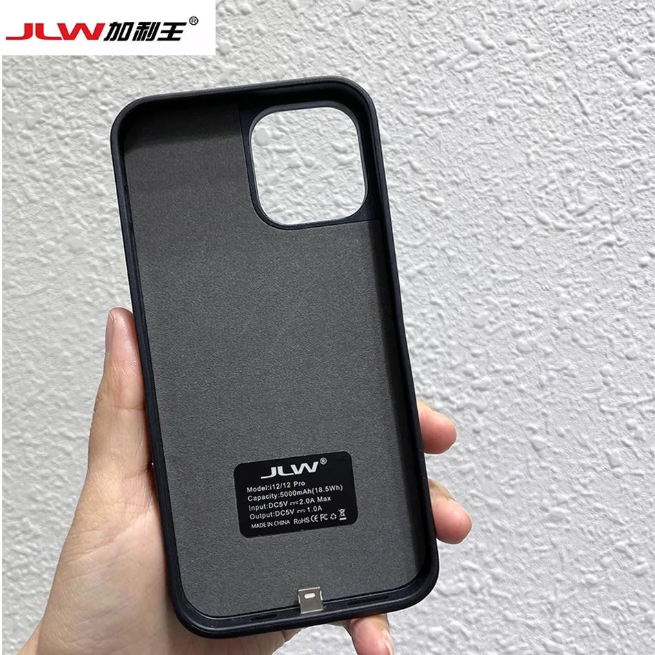 JLW Extra Charging  Battery Case for iPhone 12 / 12 Pro