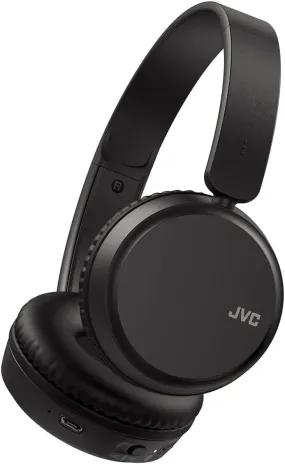 JVC HA-Z37W-B Wireless Bluetooth On-Ear Headphones, 35-Hour Battery Life - Black