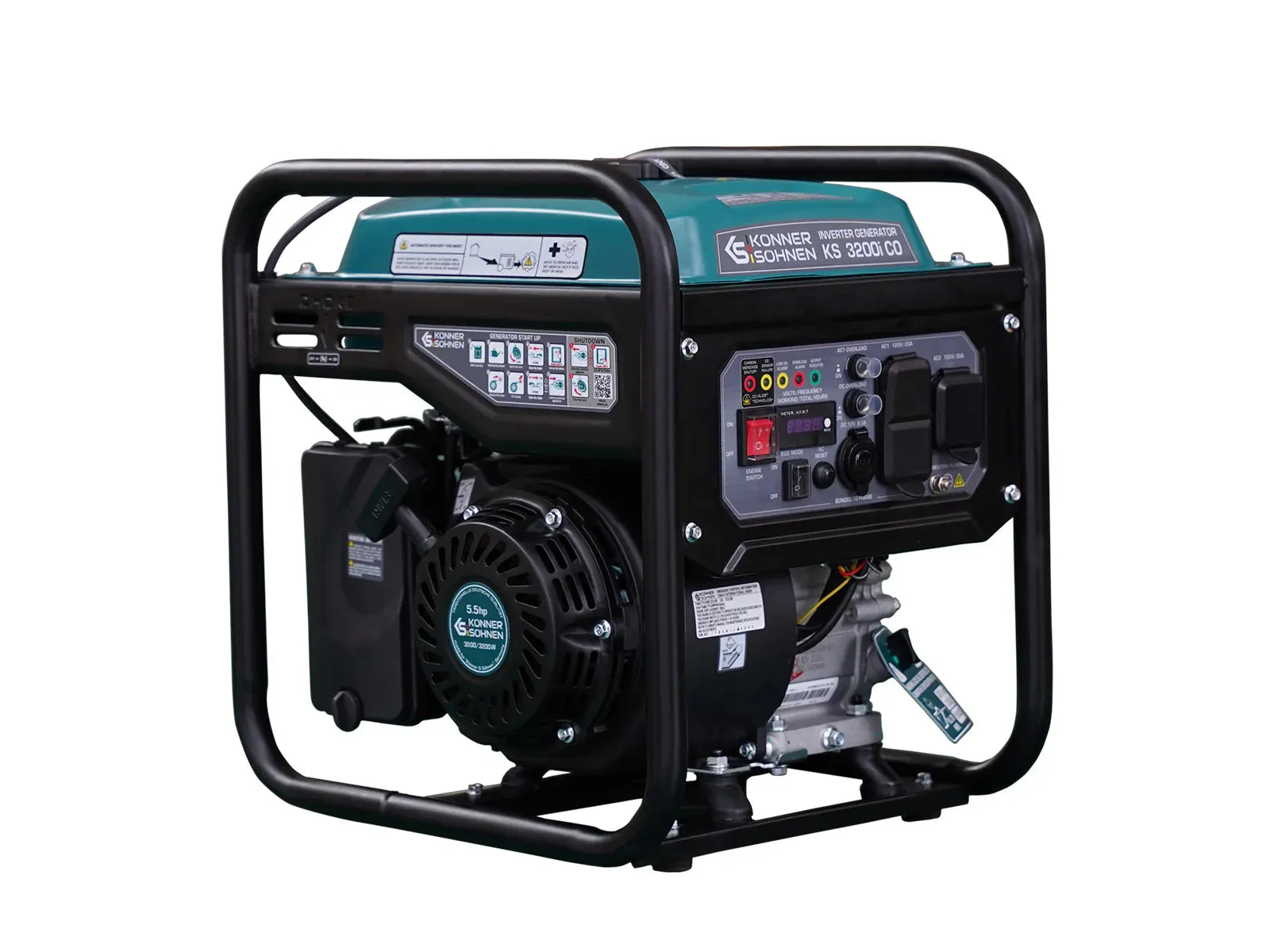 Konner Sohnen KS 3200i CO 3000W/3300W Generator Gas Inverter with CO Sensor Pure Sine Wave New