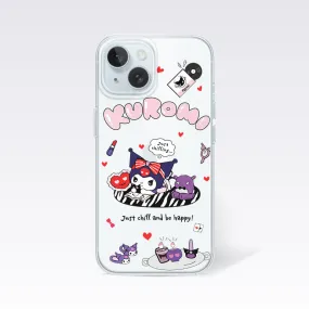 Kuromi Funny Cartoon-3 Kuromi Clear Silicon Cover