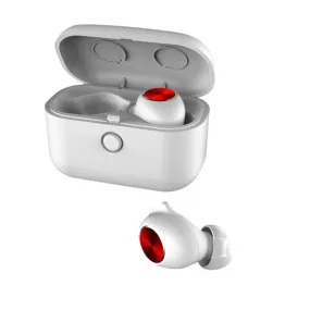 L18 Wireless Earphones Airbuds Tws Bluetooth Headsets 5.0 In Ear Earphone Siri Smart Control Stereo Sound Noise Cancelling Hand (White)