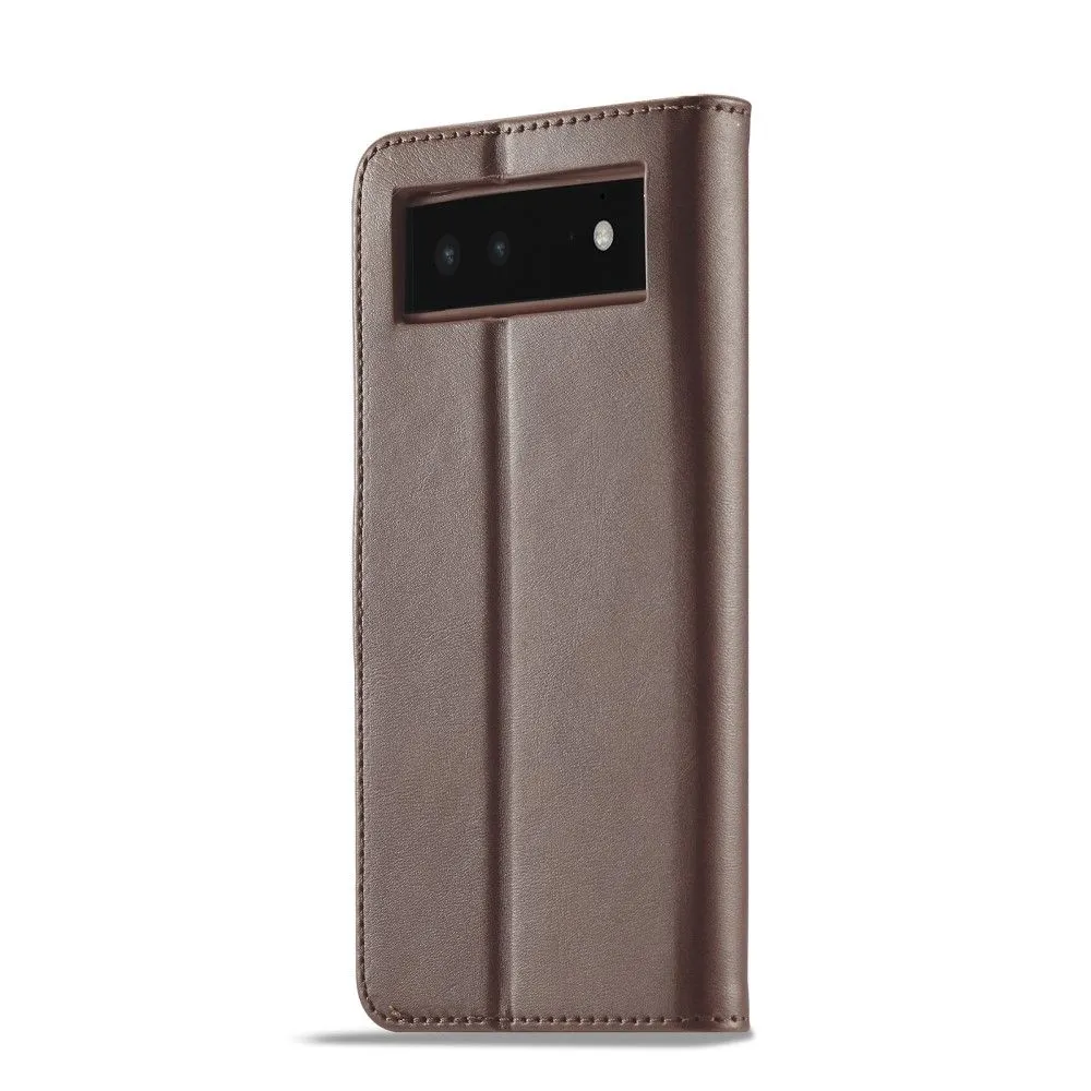 LC.IMEEKE Google Pixel 6 Flip Case - Brown