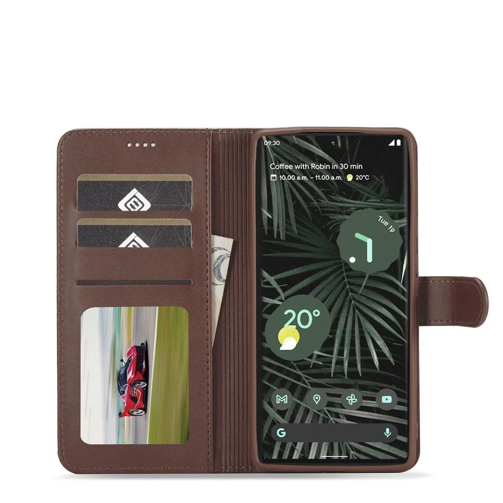 LC.IMEEKE Google Pixel 6 Flip Case - Brown