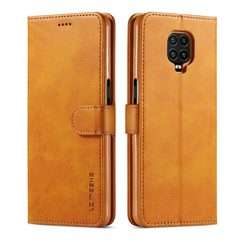 LC.IMEEKE Xiaomi Redmi Note 10 Lite Flip Case - Yellow