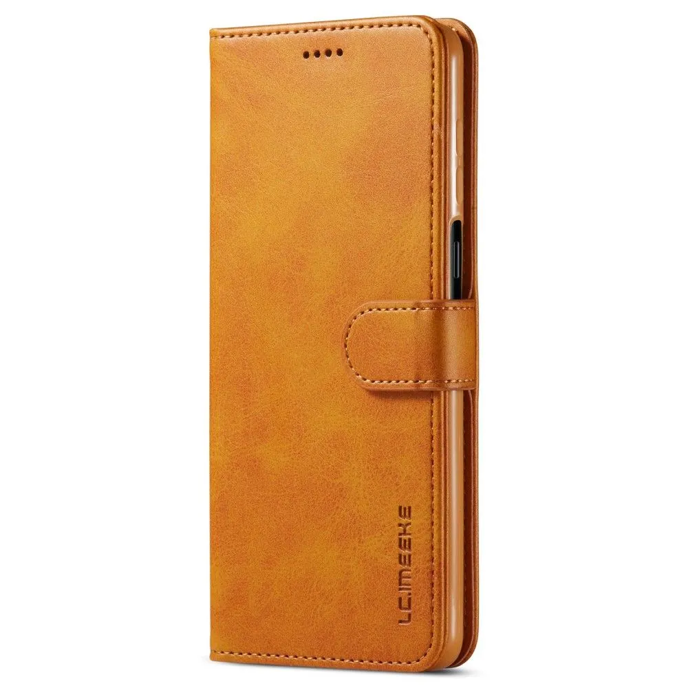 LC.IMEEKE Xiaomi Redmi Note 10 Lite Flip Case - Yellow