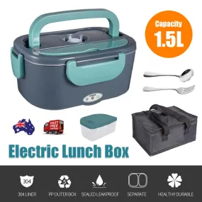 Leakproof Electric Lunch Box Food Warmer, 1.5L, Portable, PTC Tech