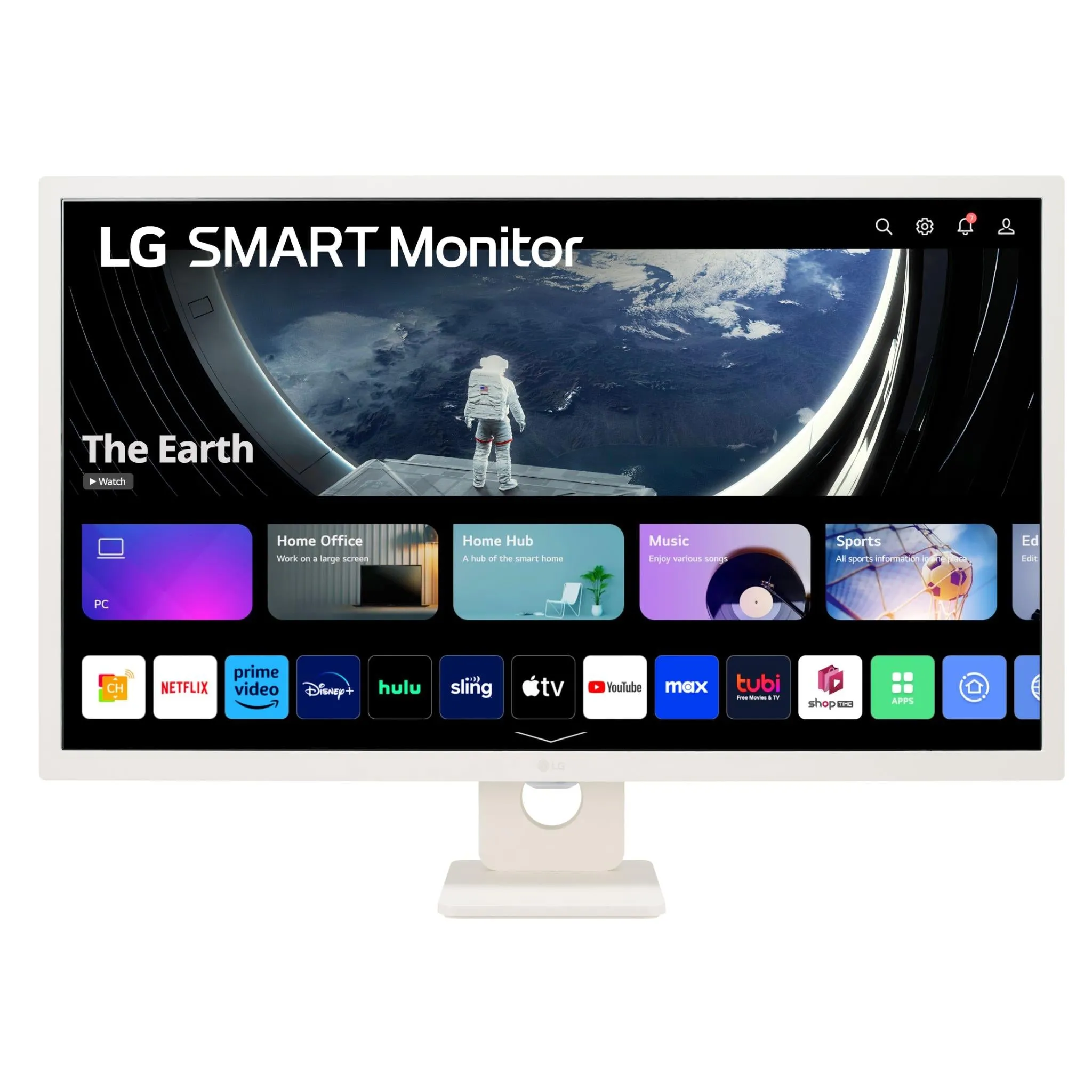 LG 32SR50F-W 32" FHD IPS Smart Monitor with webOS 23