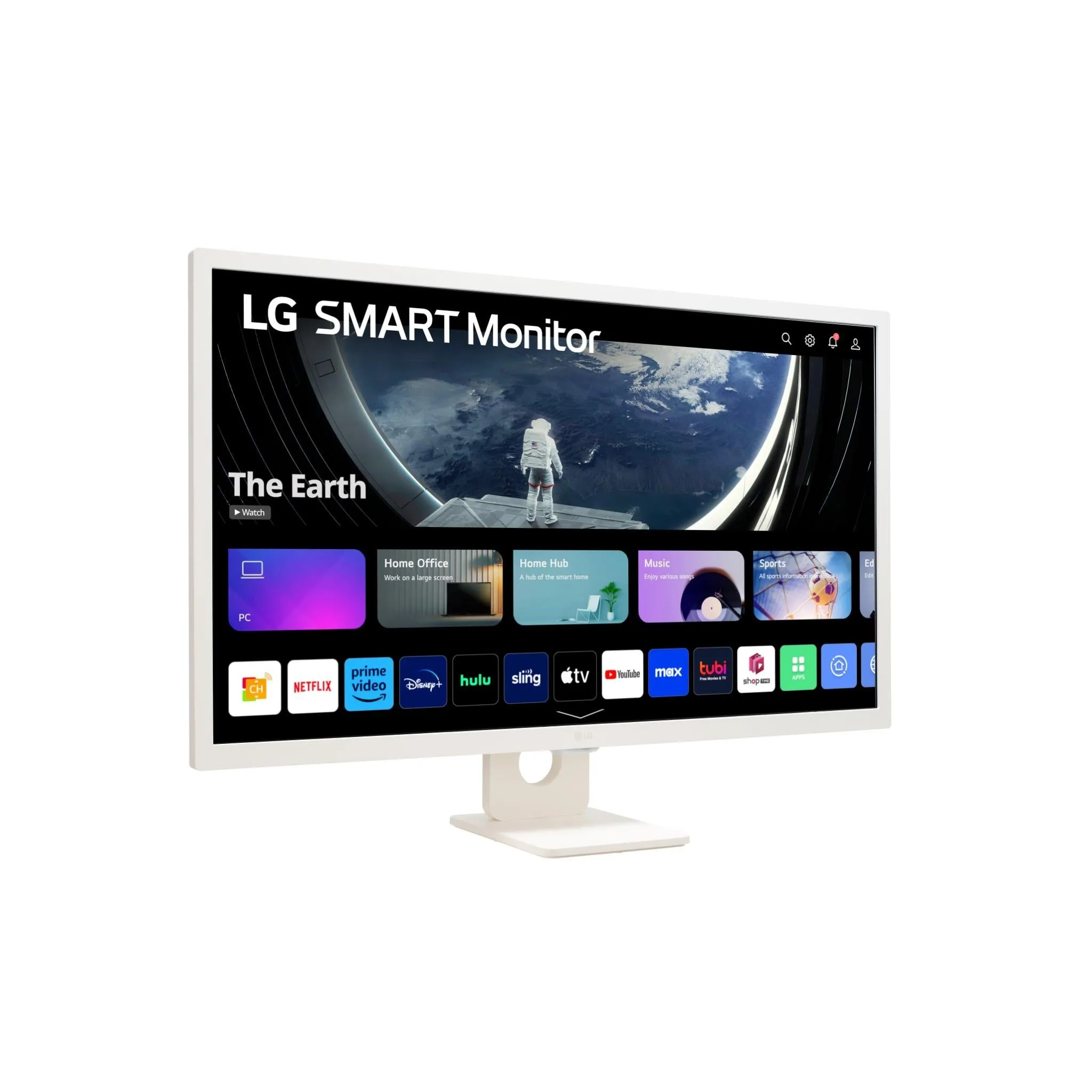 LG 32SR50F-W 32" FHD IPS Smart Monitor with webOS 23