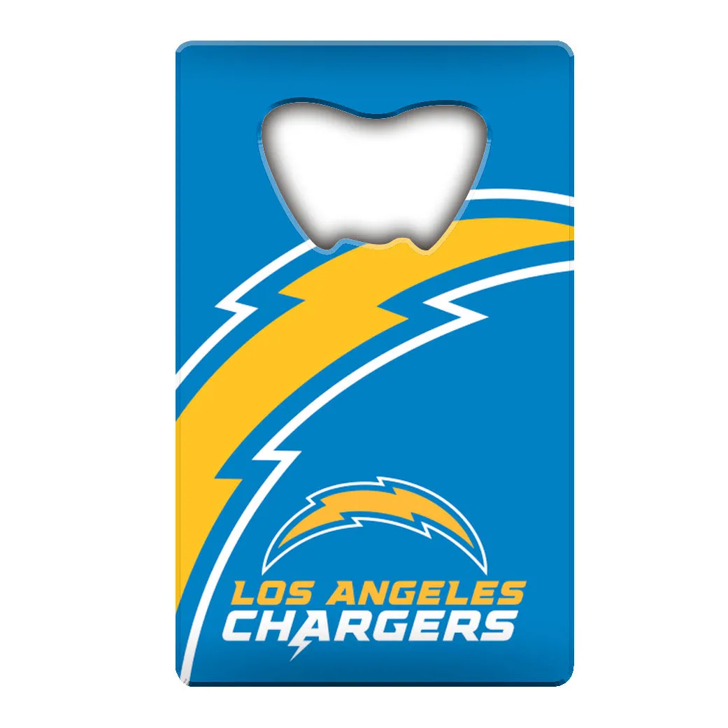 Los Angeles Chargers Chargers Credit Card Style Bottle Opener - 2” x 3.25