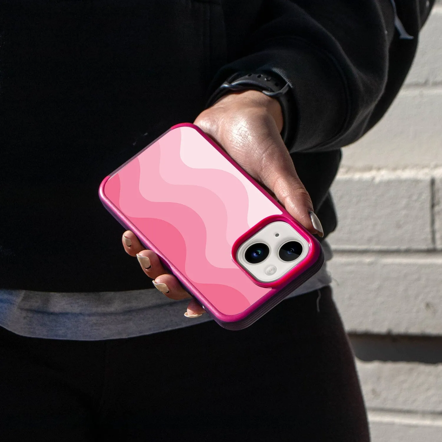 MagSafe iPhone 14 Pink Wave Case