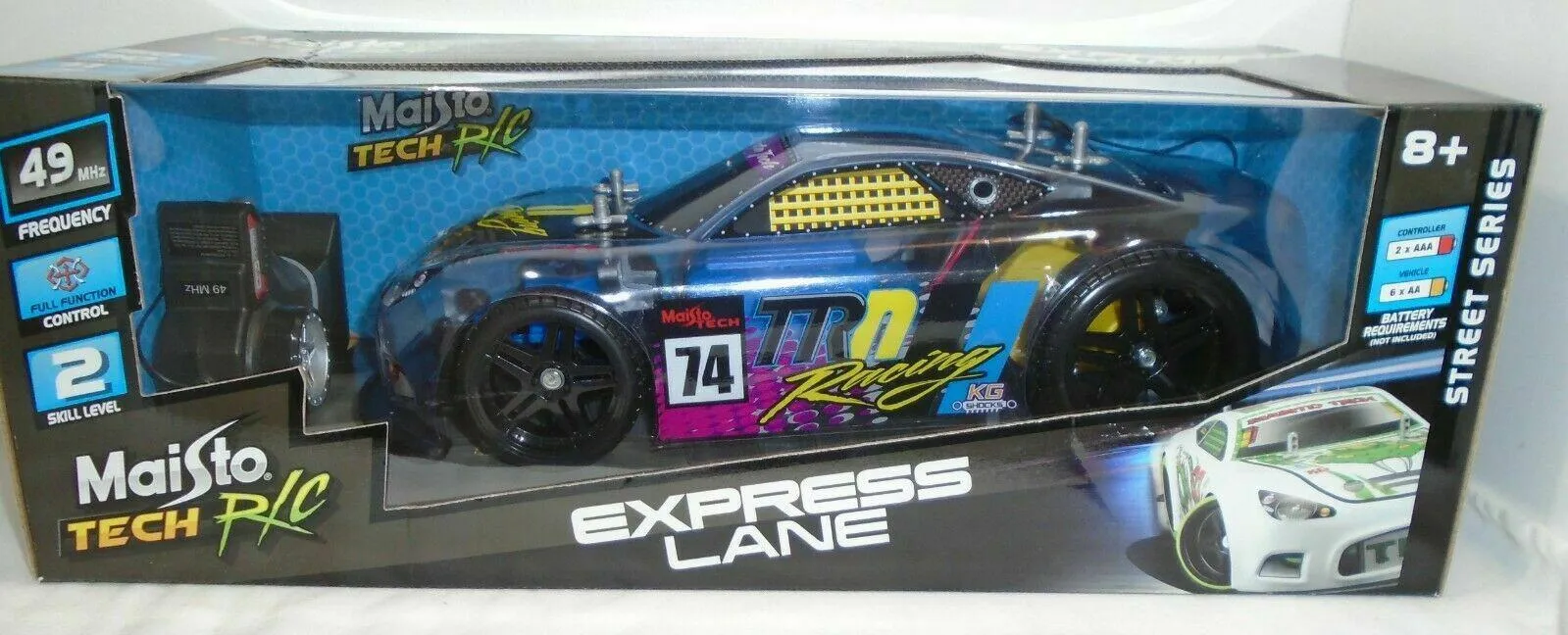 Maisto Tech RC Radio Remote Control Express Lane Street Series TRN 1:14 Electric RC Car