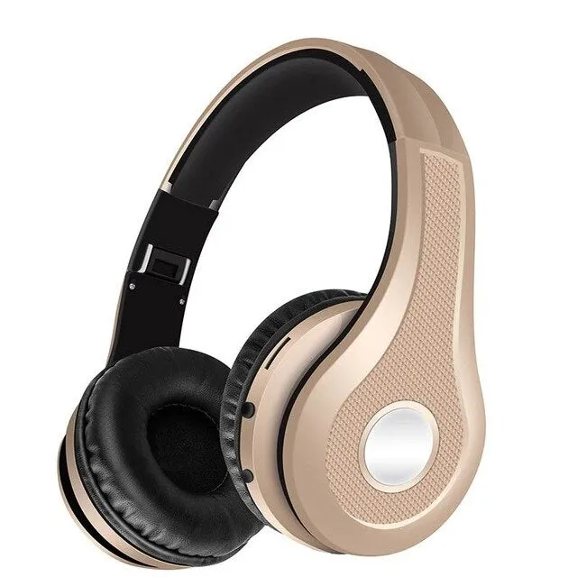 Metallic bluetooth headset